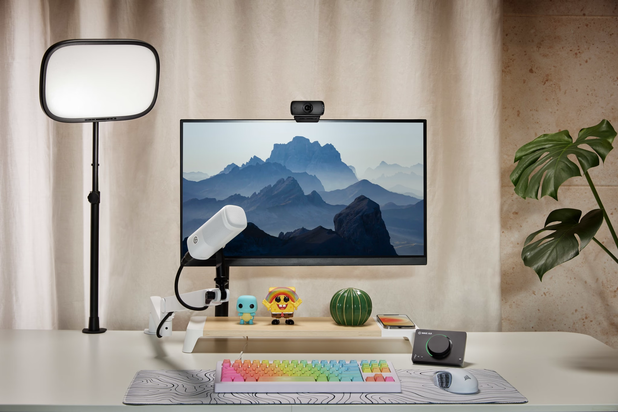 Elgato KeyLight Air im Einsatz. (Foto: Elgato)